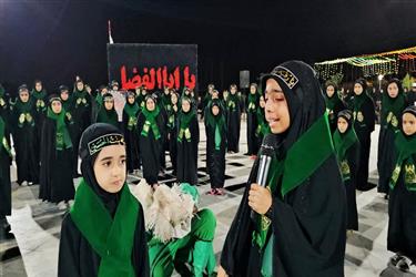 عزاداری شام عاشورای حسینی در شهر زیار