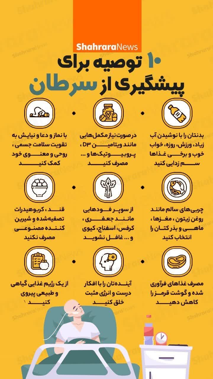 دست در دست هم برای پیشگیری و مبارزه با سرطان